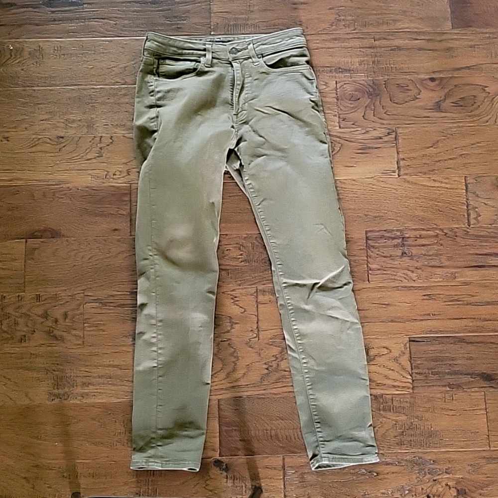 Olive green jeans